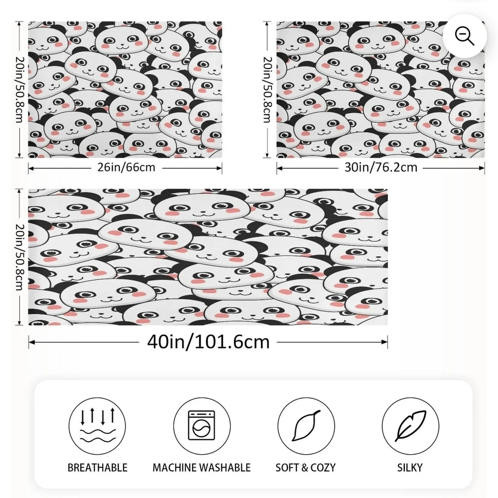 Panda Print Bedding Set - Picture 6 of 6